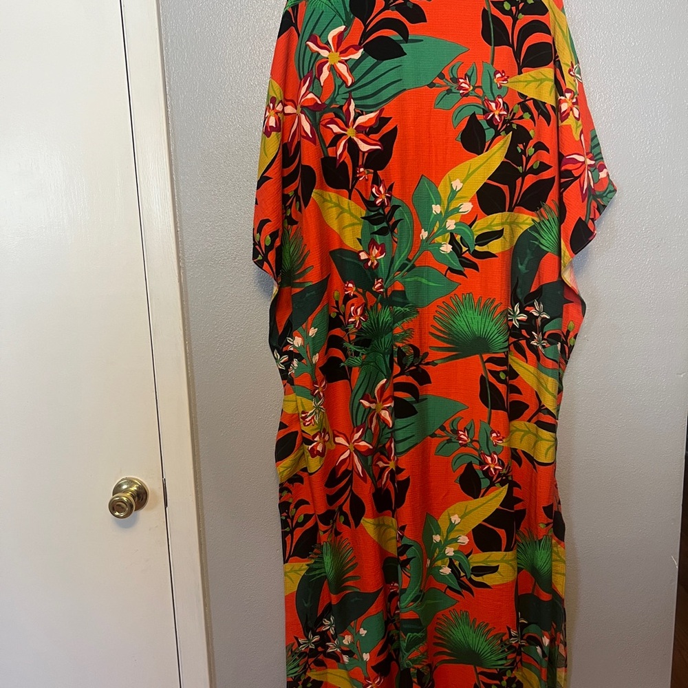 INC International Concepts Tropical Print Maxi Skirt - Picture 7 of 7